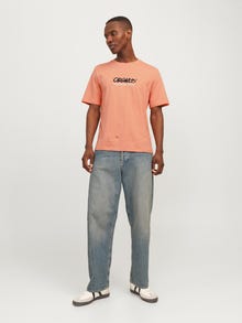 Jack & Jones Gedruckt Rundhals T-shirt -Canyon Sunset - 12255080