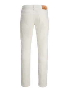 Jack & Jones JJICLARK JJEVAN AM 095 SN Jeans Regular Fit -White Denim - 12255102