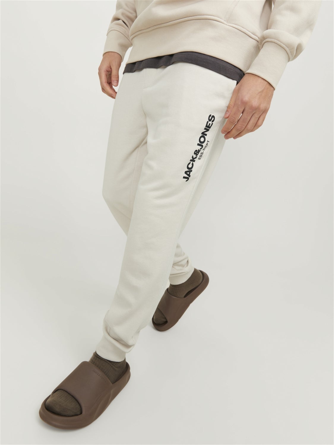 Regular Fit Joggers Light Grey Jack Jones