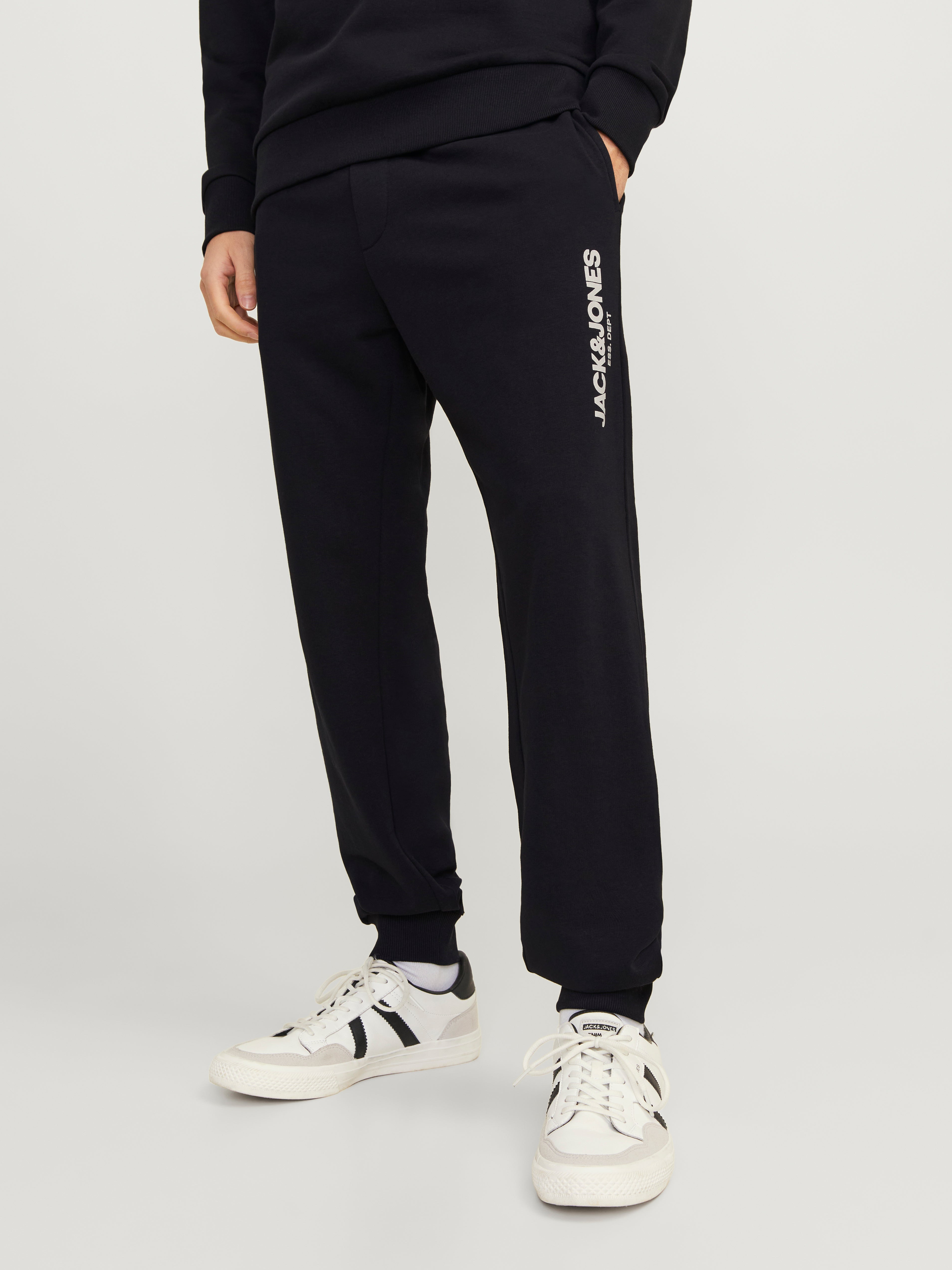 Regular Fit Joggers Black Jack Jones