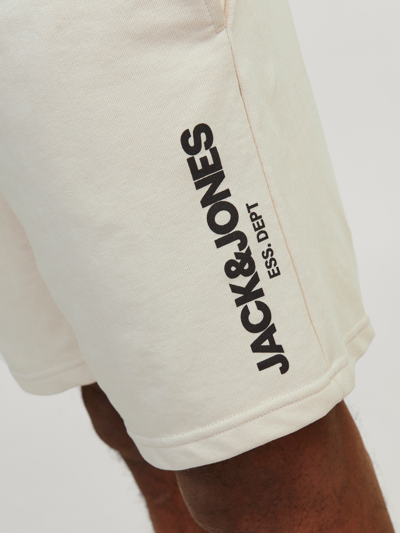 Jack & Jones Regular Fit Sweatstof shorts -Moonbeam - 12255117
