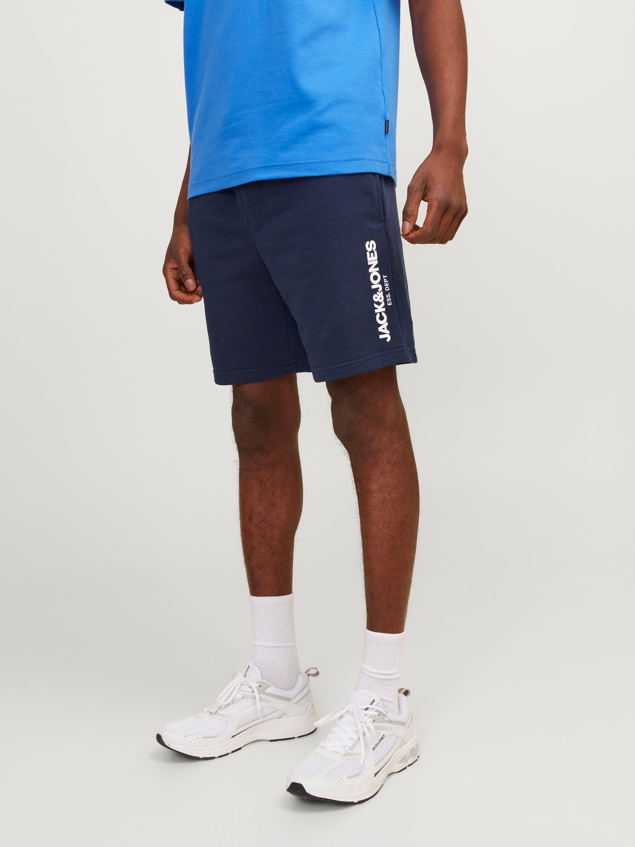 Jack & Jones Regular Fit Sweat-Shorts -Navy Blazer - 12255117