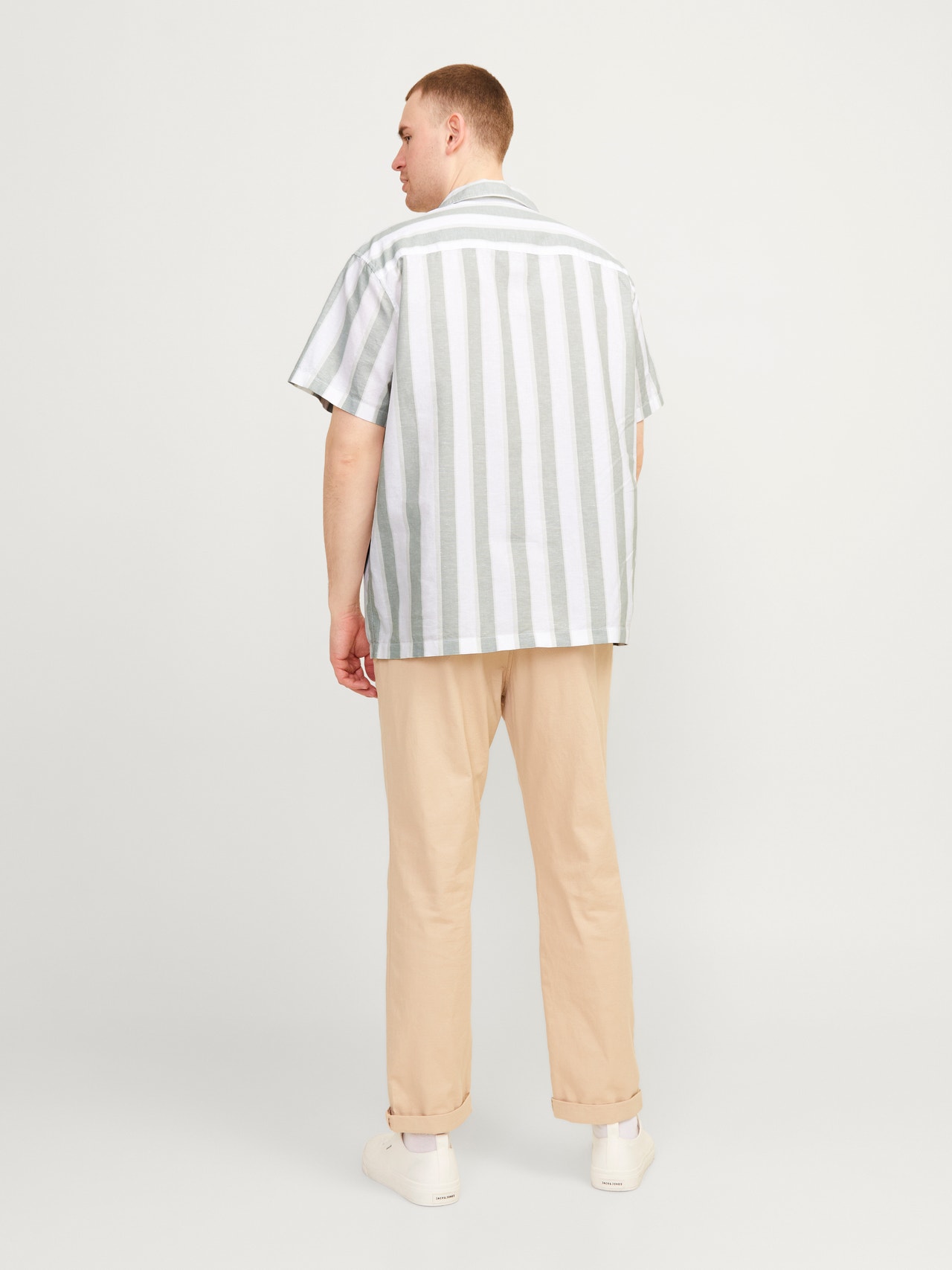 Jack & Jones Plus Size Camisa Loose Fit -Lily Pad - 12255142