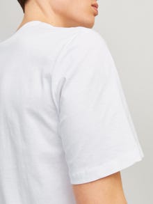 Jack & Jones Gedruckt Rundhals T-shirt -White - 12255163