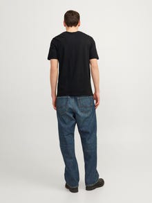 Jack & Jones T-shirt Estampar Decote Redondo -Black - 12255163