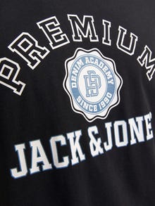 Jack & Jones Potištěný Kruhový výstřih Tričko -Black - 12255163
