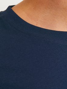 Jack & Jones Printed Crew neck T-shirt -Navy Blazer - 12255163