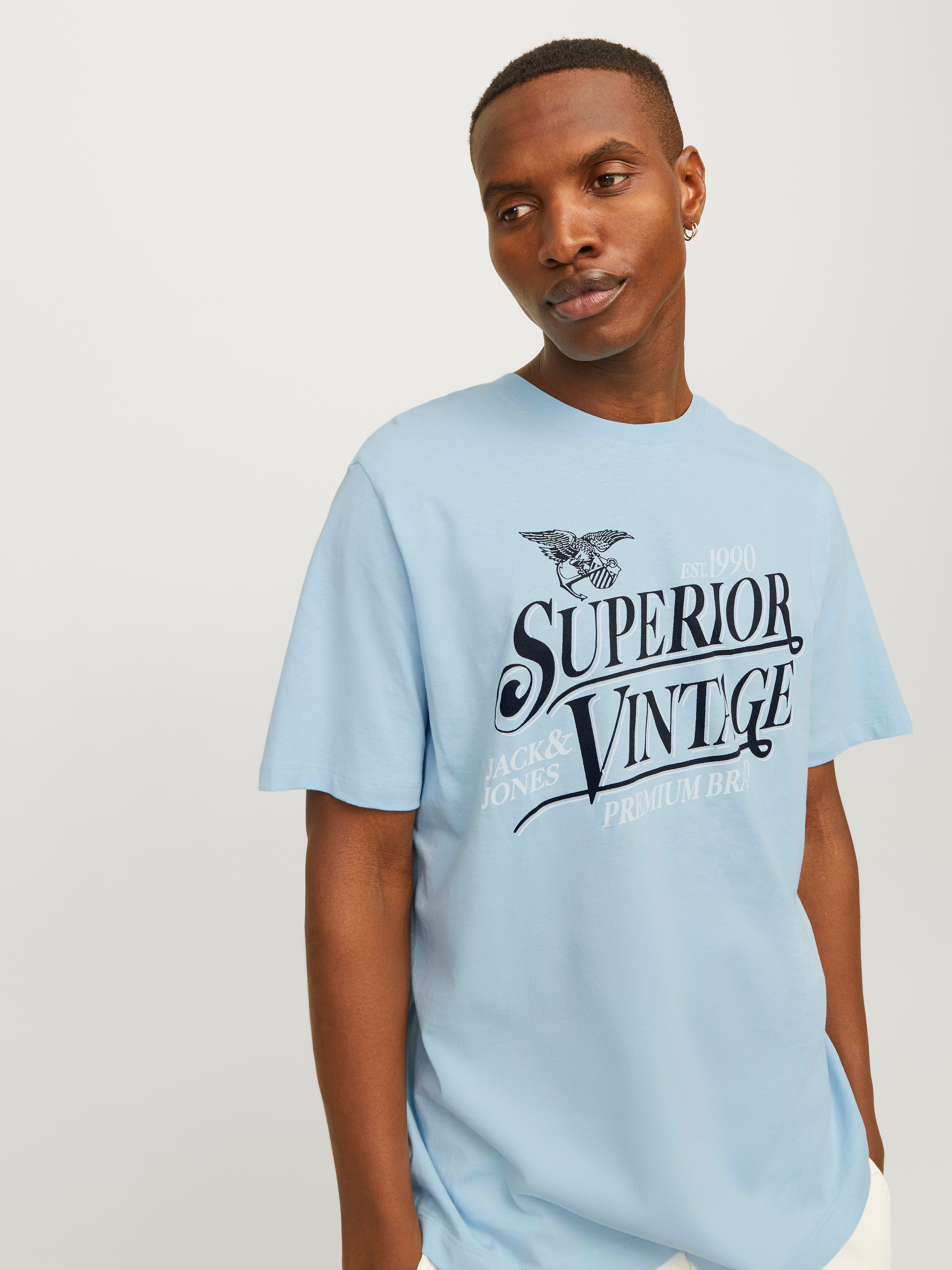 Jack & Jones T-shirt Imprimé Col rond - 12255163