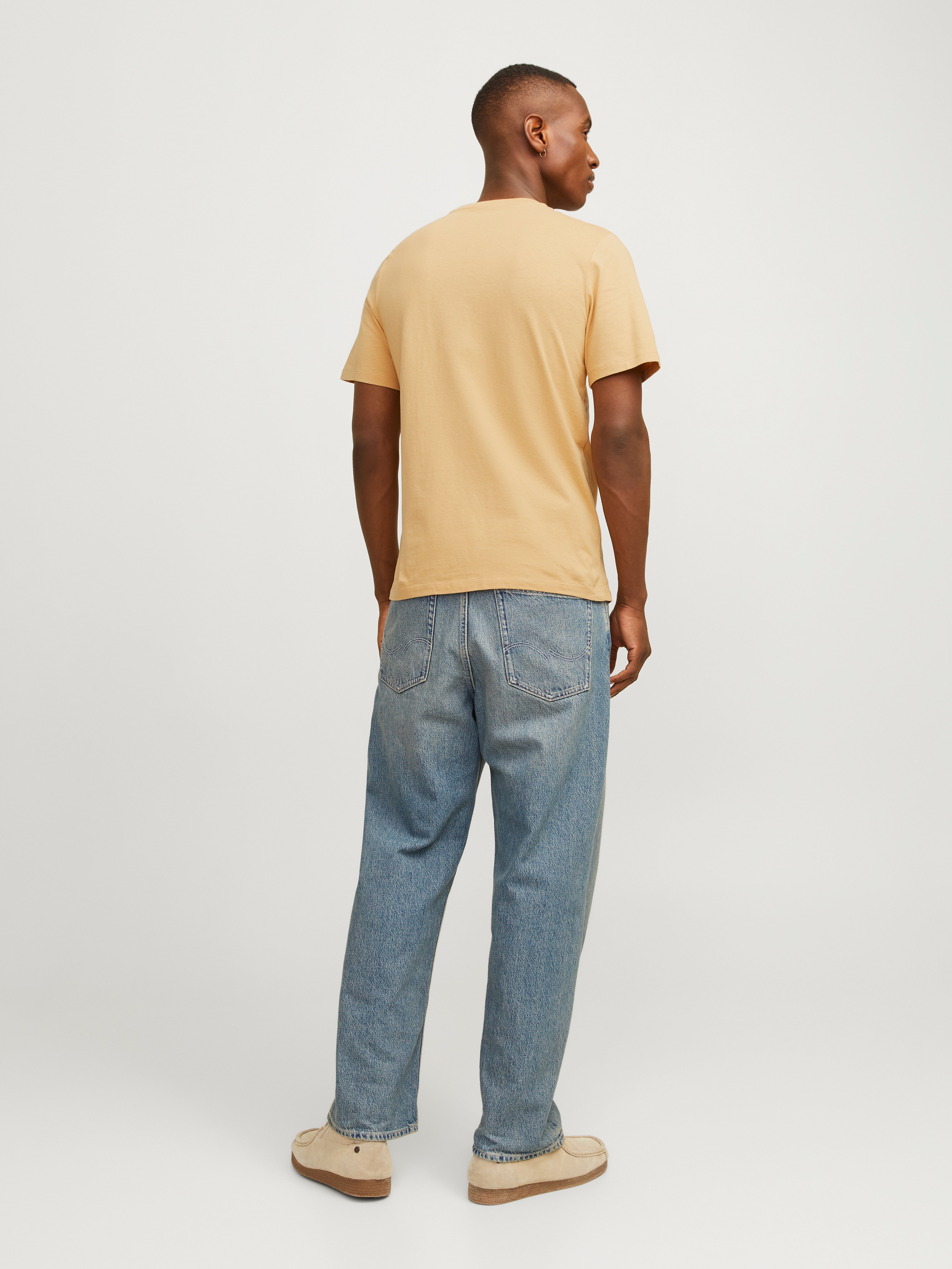 Jack & Jones Printed Crew neck T-shirt -Sand - 12255163