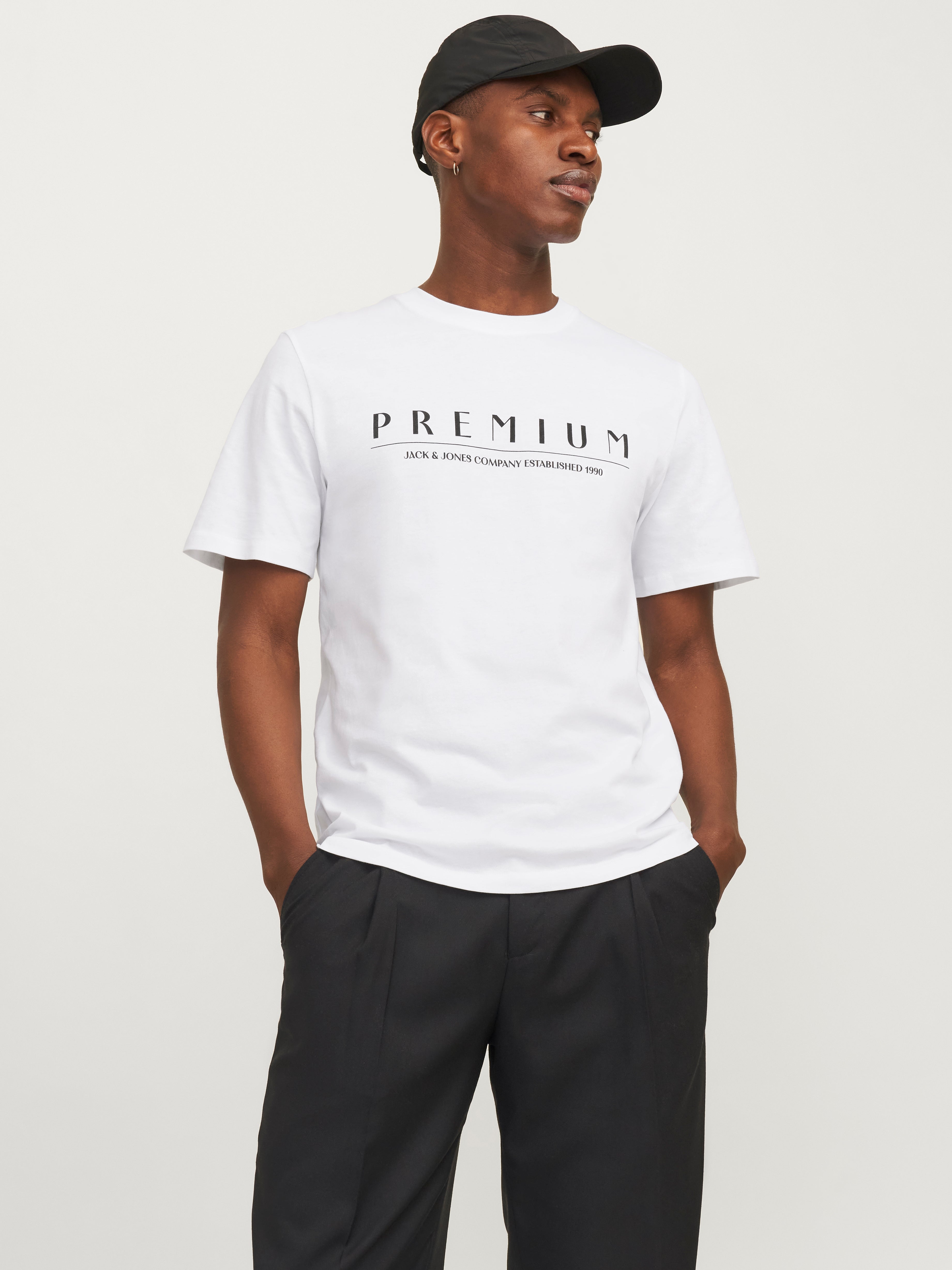 jack jones white t shirt