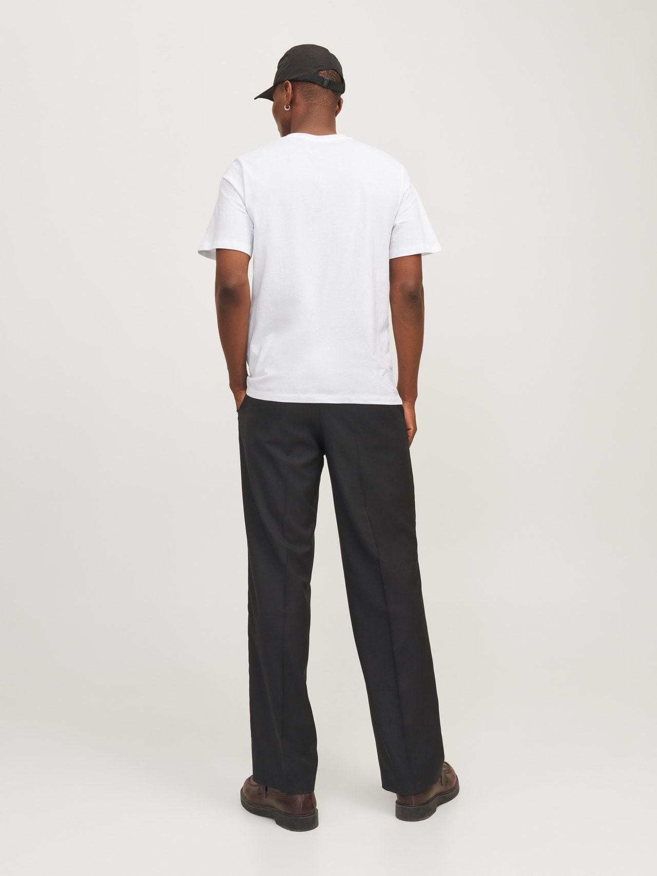 Jack & Jones T-shirt Estampar Decote Redondo -White - 12255164