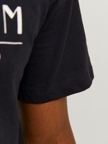 Jack & Jones Nadruk Okrągły dekolt T-shirt -Black - 12255164