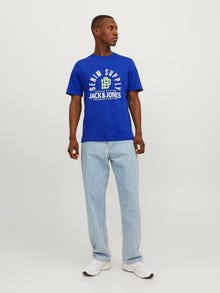 Jack & Jones Nyomott mintás Környak Trikó -Surf the Web - 12255165