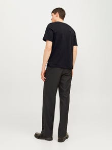 Jack & Jones Trükitud Ümmargune kaelus T-särk -Black - 12255165