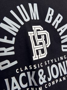 Jack & Jones Bedrukt Ronde hals T-shirt -Black - 12255165