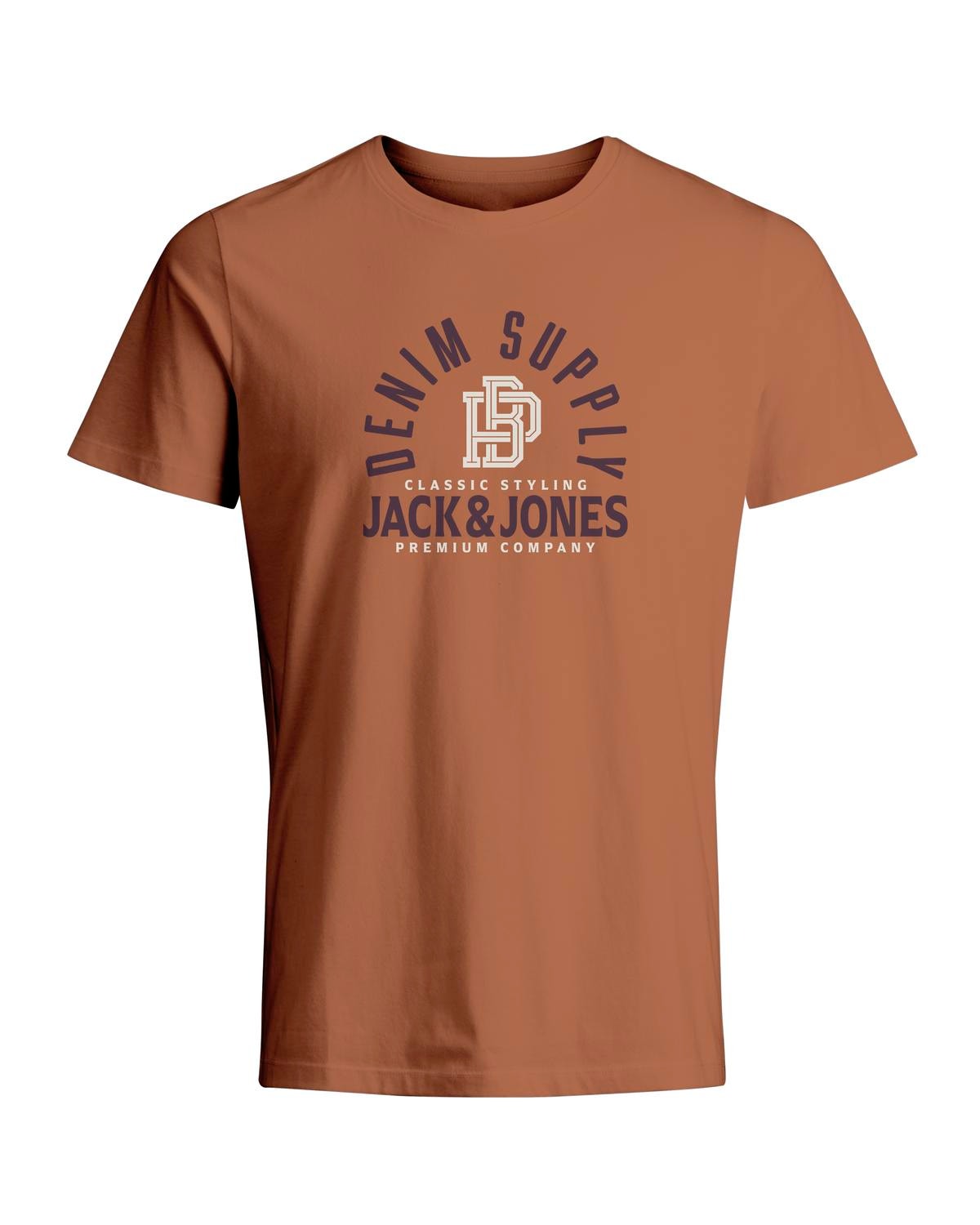 Jack & Jones Gedrukt Ronde hals T-shirt -Sunburn - 12255165