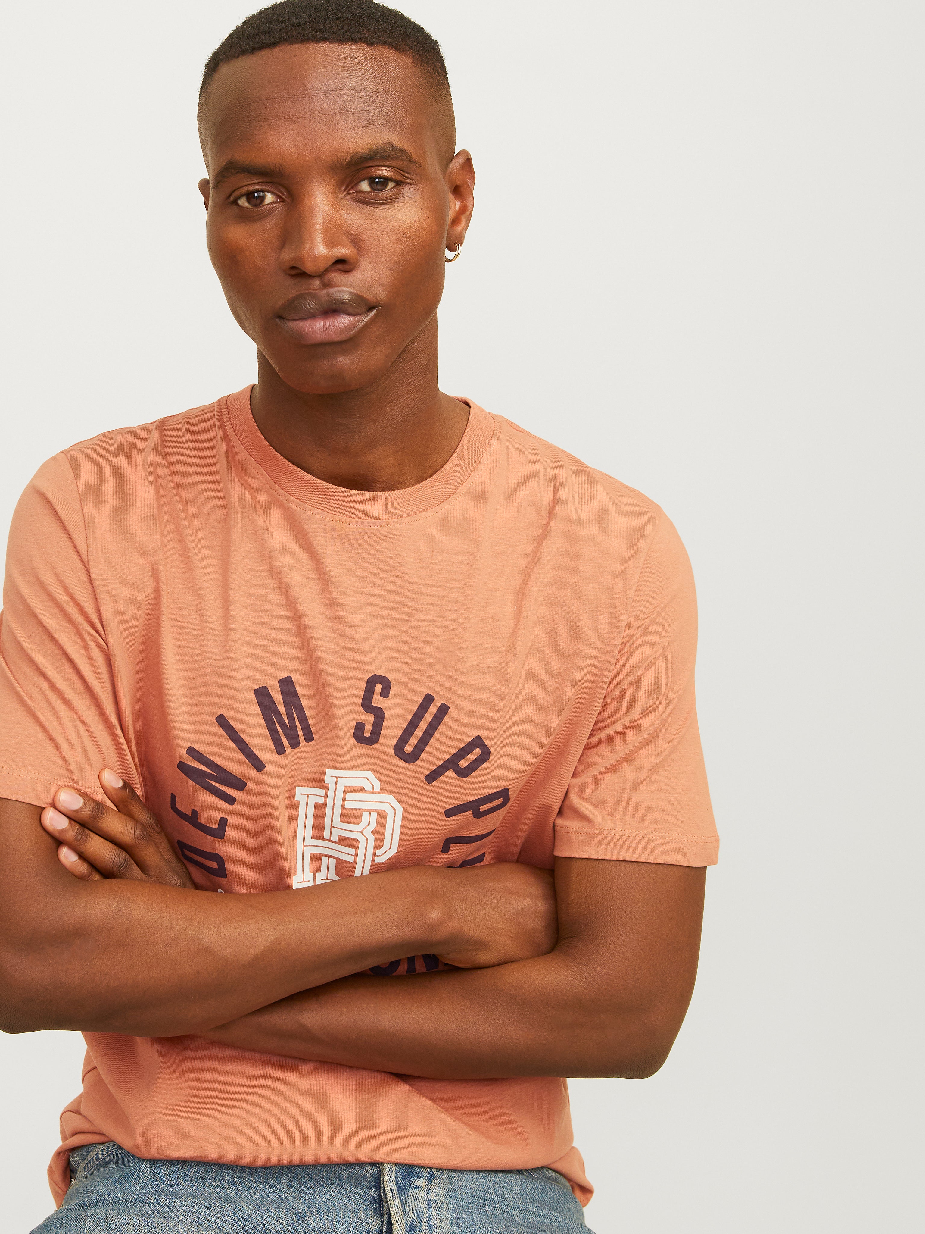 Jack & Jones Gedruckt Rundhals T-shirt -Sunburn - 12255165