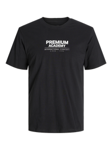 Jack & Jones Printet O-hals T-shirt -Black - 12255167