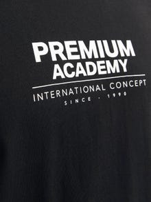 Jack & Jones Printet O-hals T-shirt -Black - 12255167