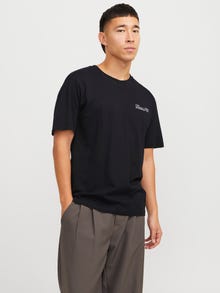 Jack & Jones Gedruckt Rundhals T-shirt -Black - 12255168