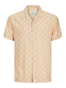Jack & Jones Comfort Fit Hawaii skjorte -Sand - 12255172