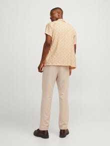 Jack & Jones Comfort Fit Resort shirt -Sand - 12255172