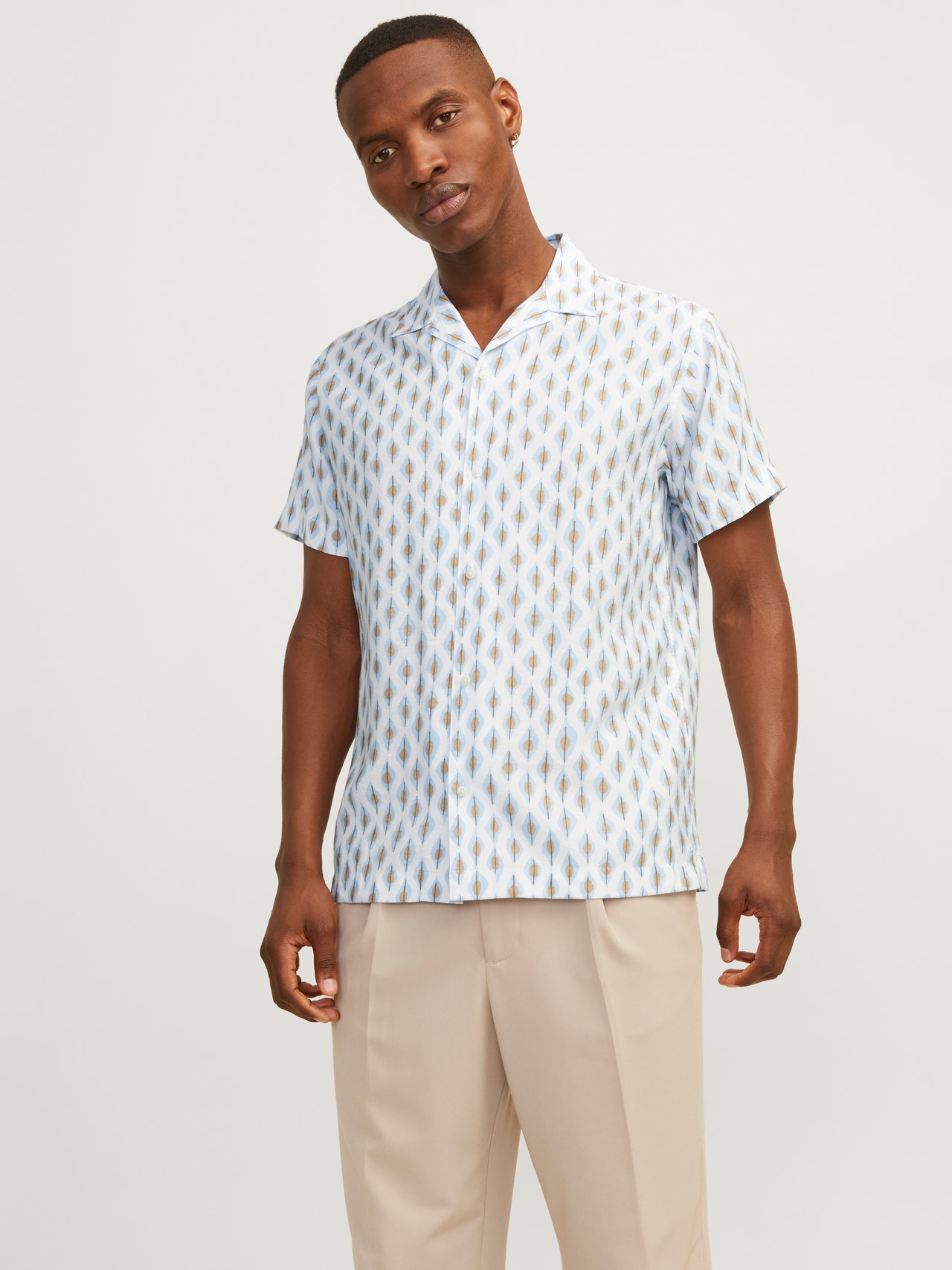 Jack & Jones Comfort Fit Resort overhemd -Cerulean - 12255172