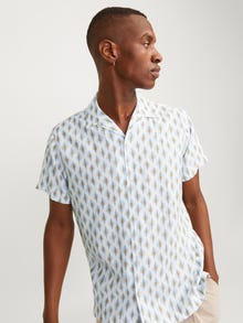 Jack & Jones Comfort Fit Hawaii skjorte -Cerulean - 12255172