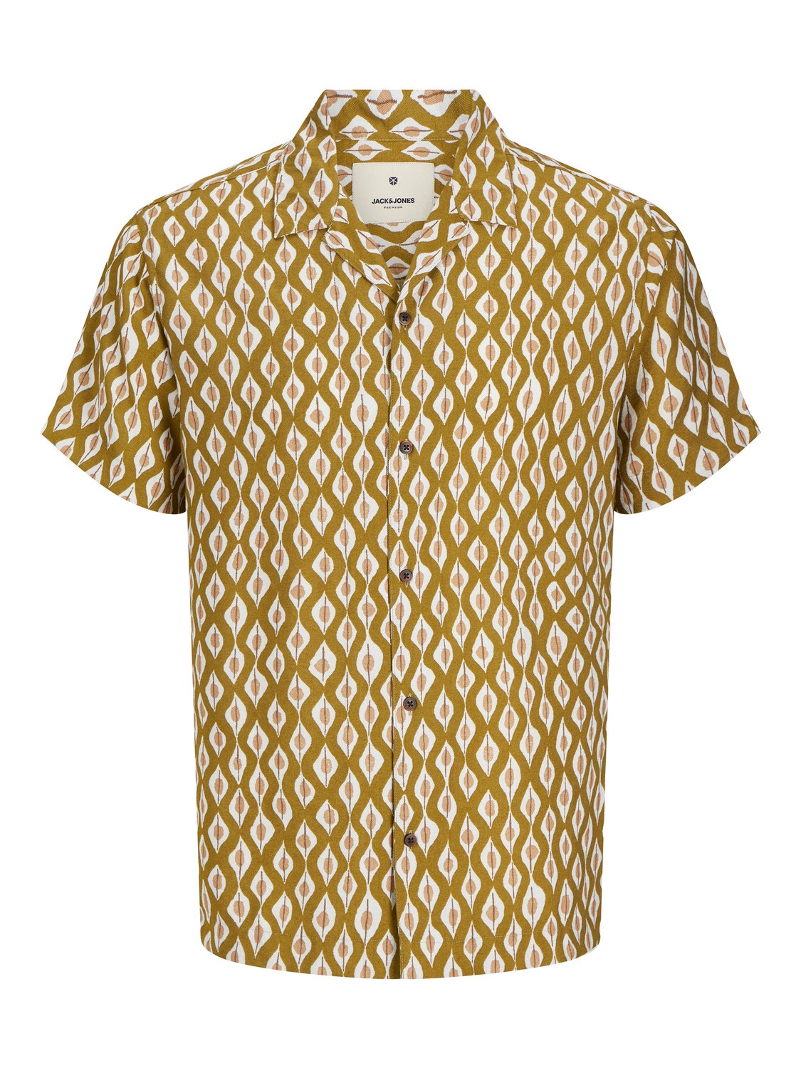 Jack & Jones Comfort Fit Resort shirt -Fir Green - 12255172