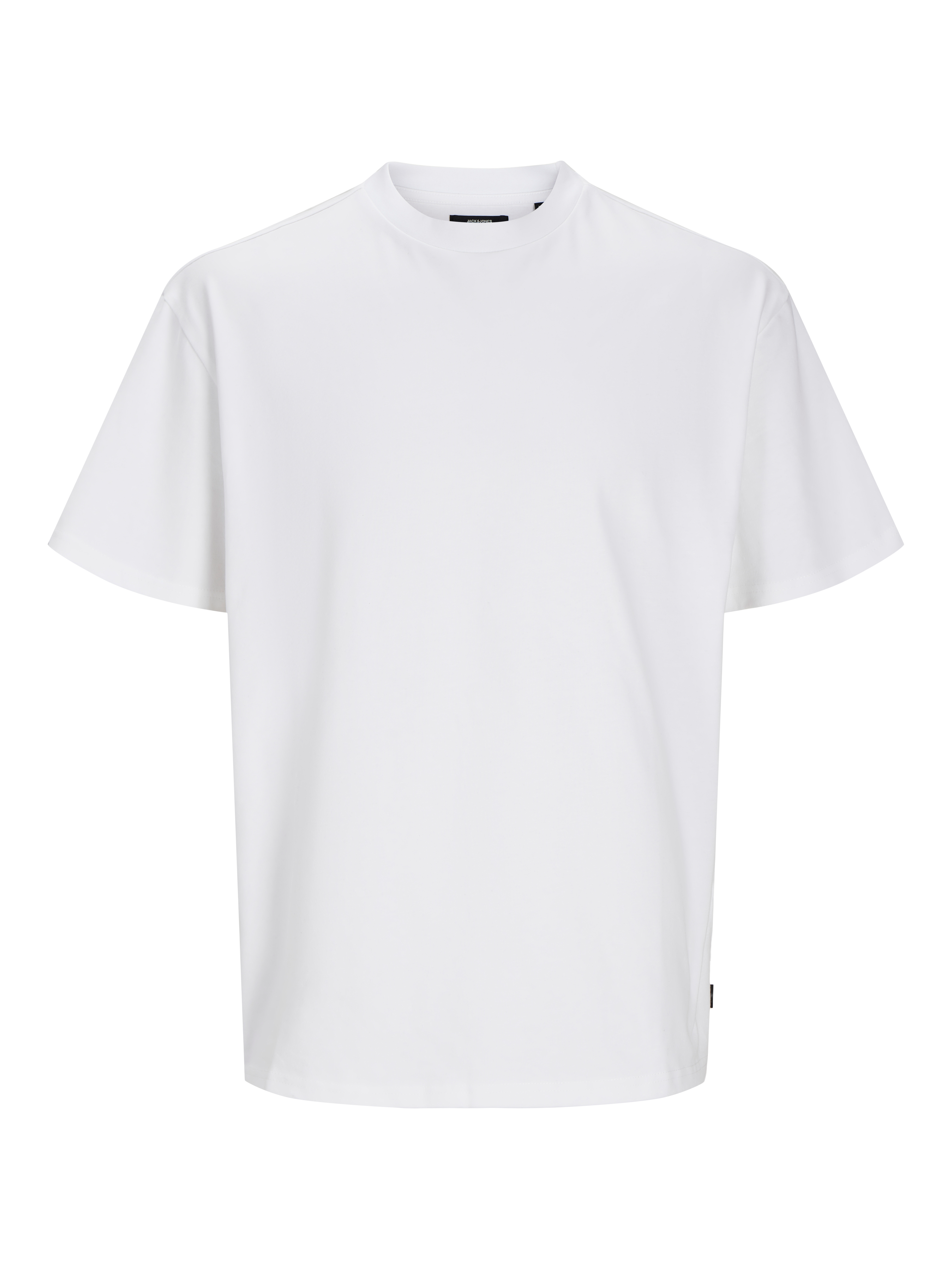 Plain white round neck online