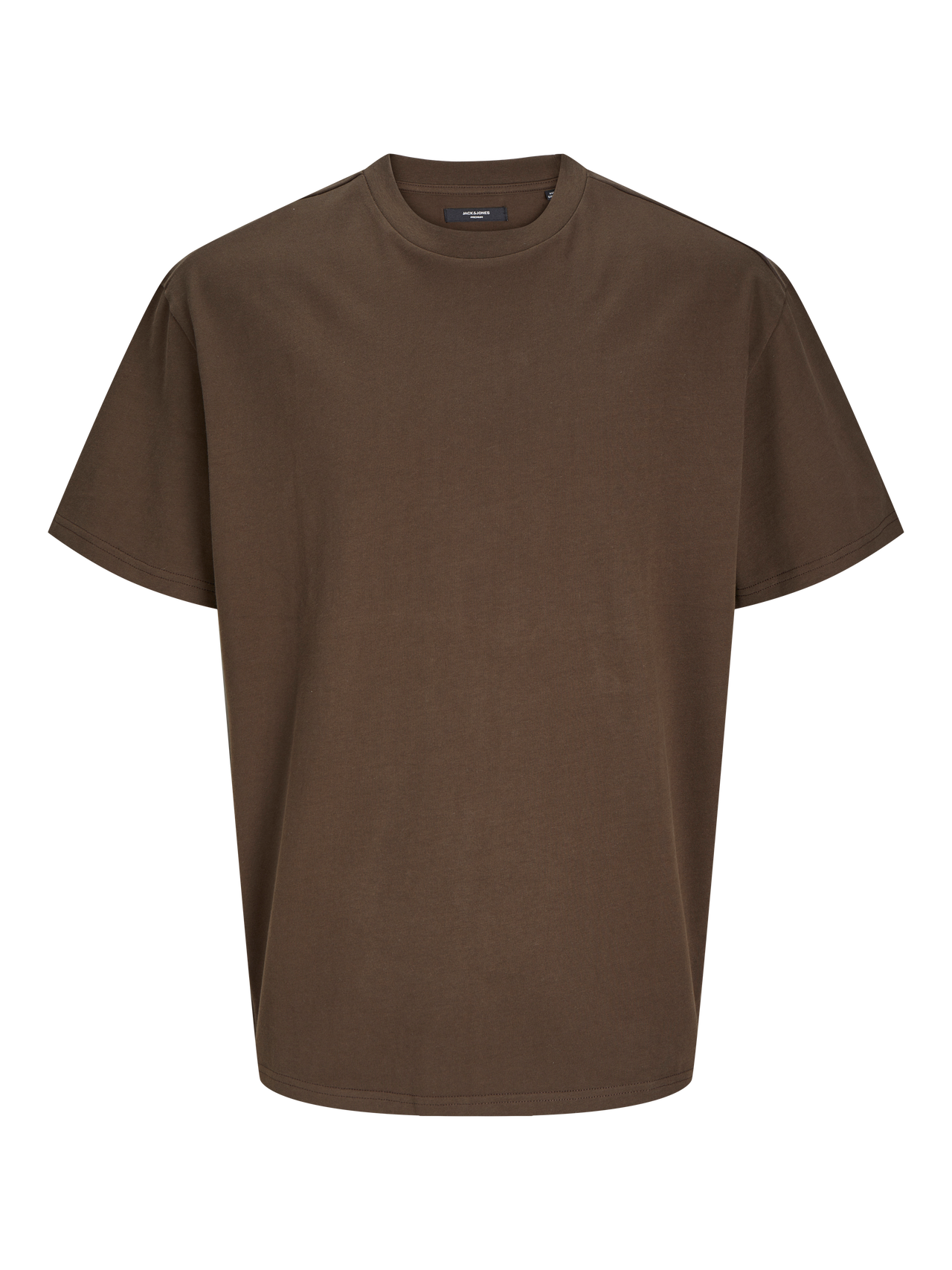 Jack & Jones Effen Ronde hals T-shirt -Chocolate Brown - 12255176