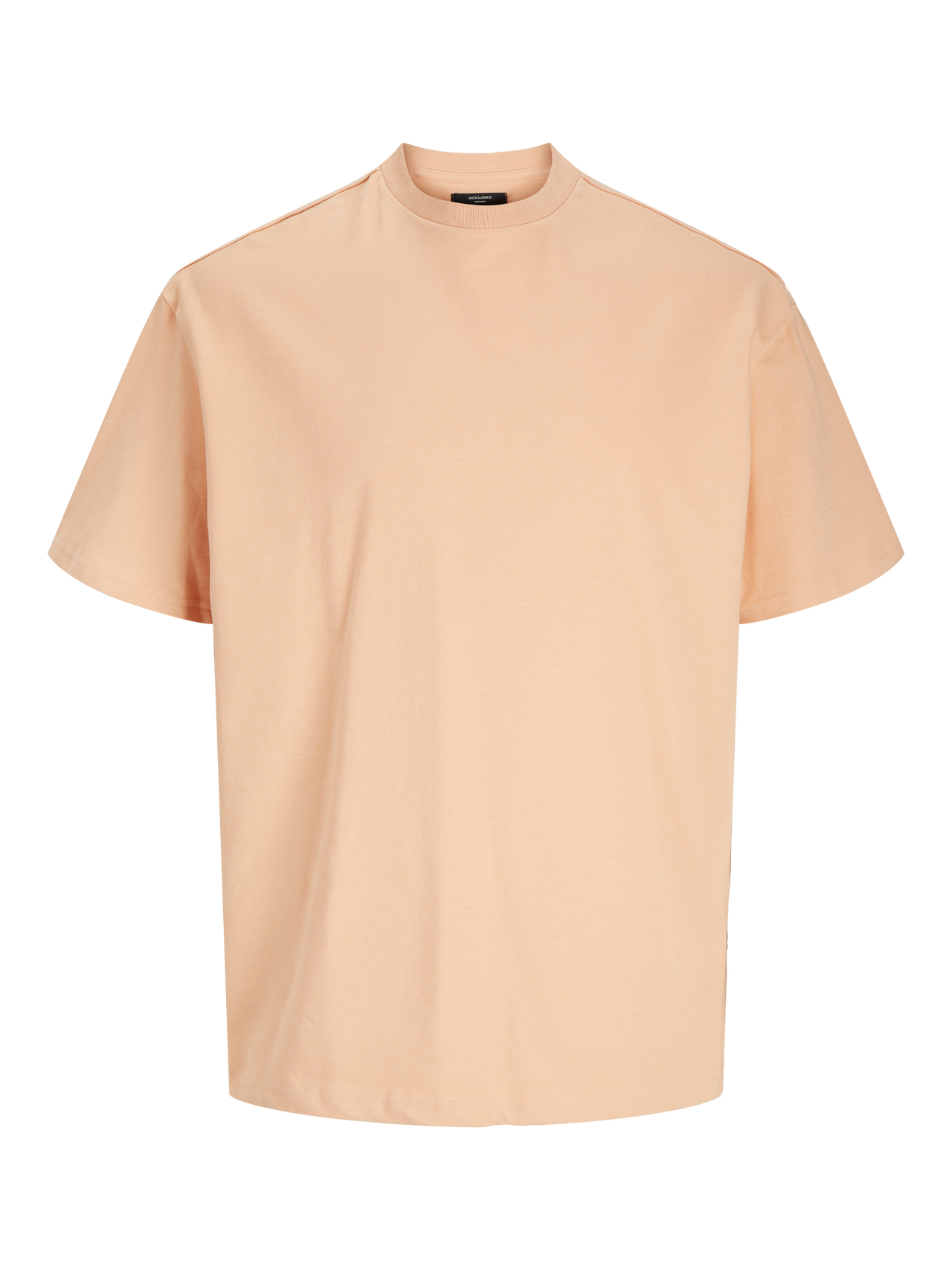 Jack & Jones Vienspalvis Apskritas kaklas Marškinėliai -Peach Nougat  - 12255176