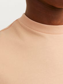 Jack & Jones Gładki Okrągły dekolt T-shirt -Peach Nougat  - 12255176