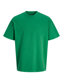 Jack & Jones Plain Crew neck T-shirt -Verdant Green - 12255176