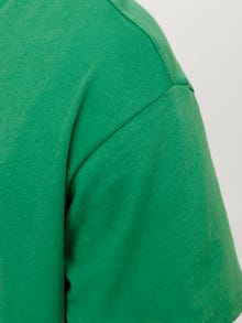 Jack & Jones Einfarbig Rundhals T-shirt -Verdant Green - 12255176