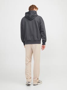 Jack & Jones Zip hoodie -Asphalt - 12255183