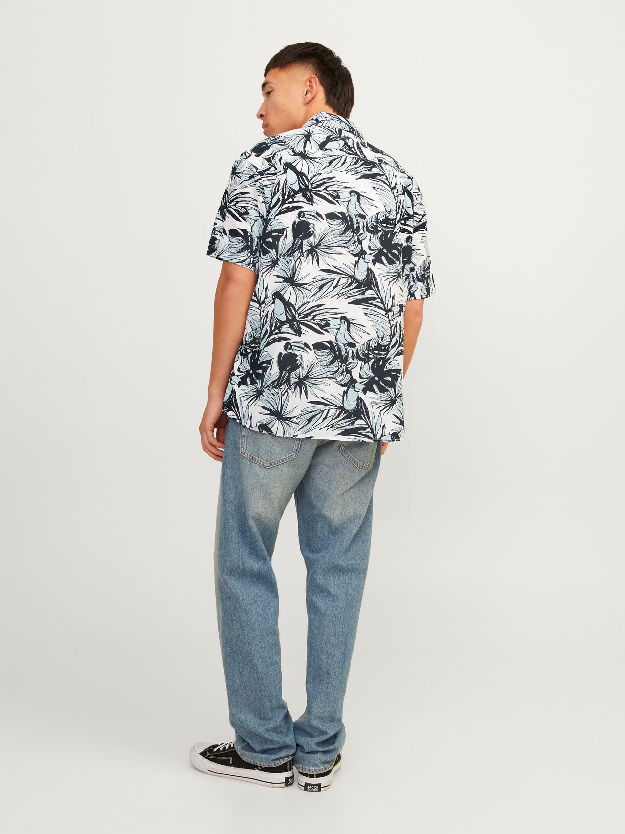 Jack & Jones Relaxed Fit Shirt -Cloud Dancer - 12255196