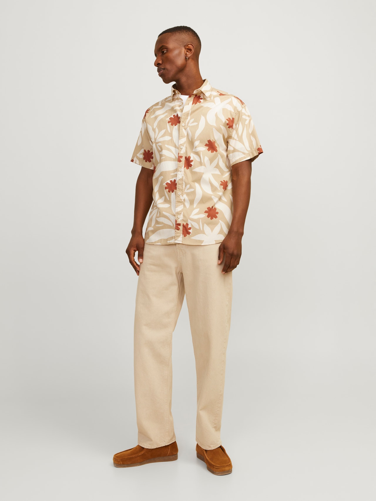 Jack & Jones Relaxed Fit Paita -Maple Syrup - 12255196
