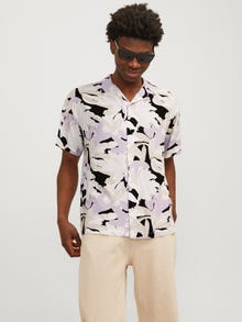 Jack & Jones Relaxed Fit Resort shirt -Lavender Frost - 12255197
