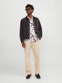 Jack & Jones Stile Hawaiano Relaxed Fit -Lavender Frost - 12255197
