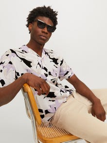 Jack & Jones Relaxed Fit Resort shirt -Lavender Frost - 12255197