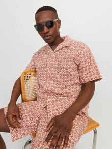 Jack & Jones Relaxed Fit Hawaii-Hemd -Maple Syrup - 12255206