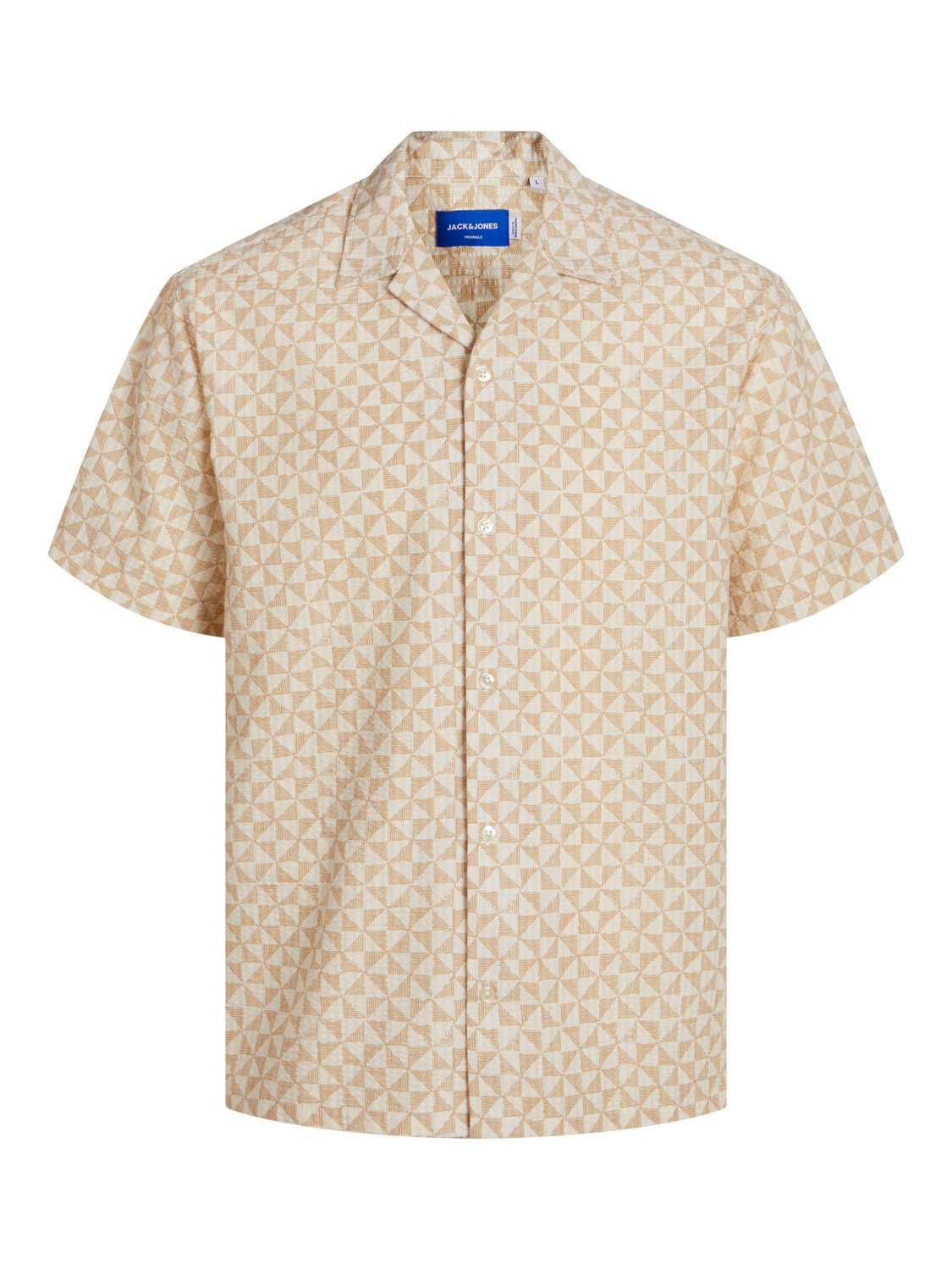 Jack & Jones Relaxed Fit Hawaii skjorte -Buttercream - 12255206