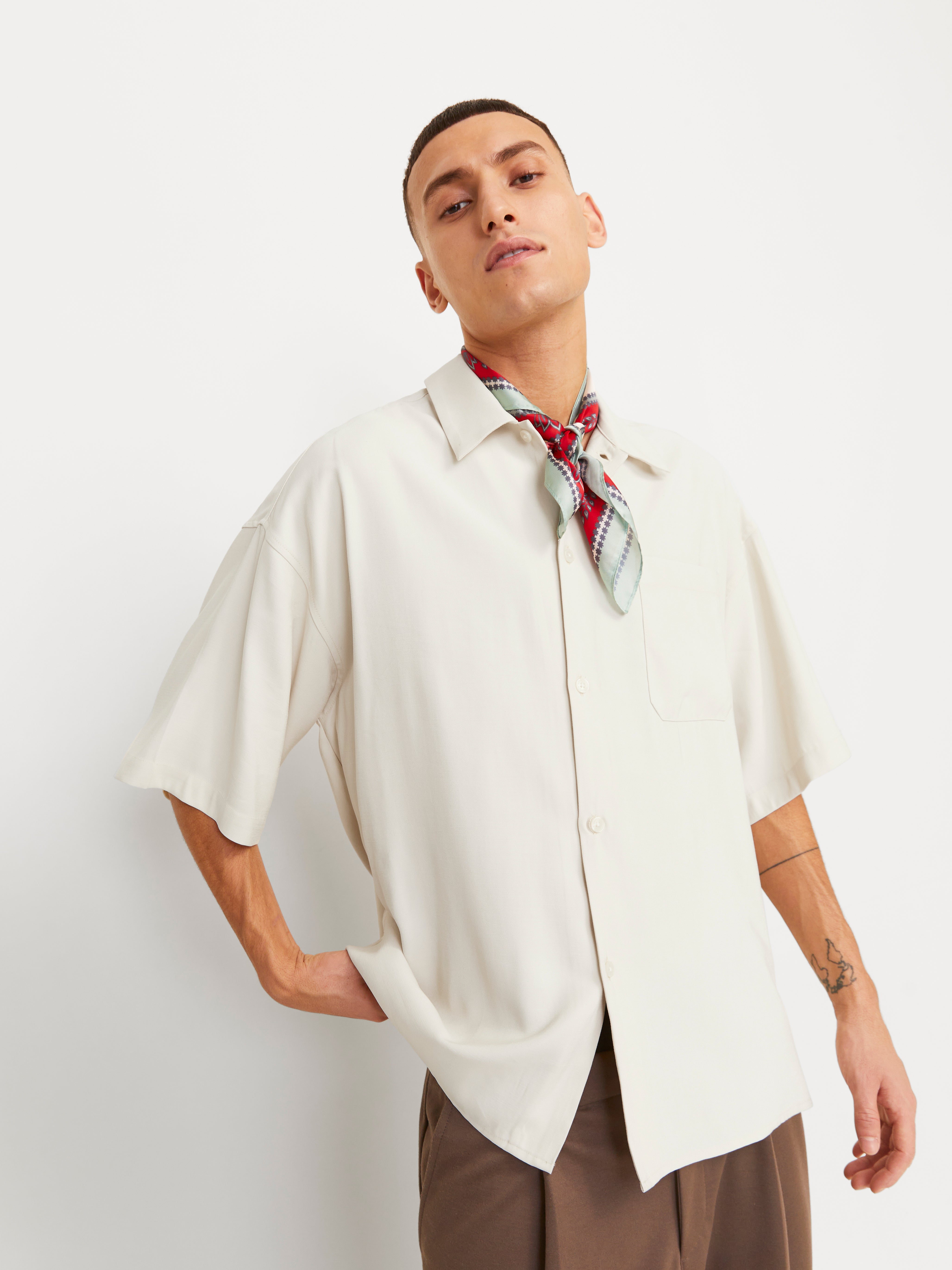 Jack & Jones Camisa Wide Fit - 12255208