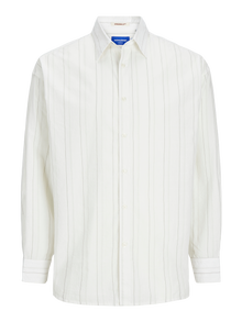 Jack & Jones Negabarīta fit Krekls -Cloud Dancer - 12255210