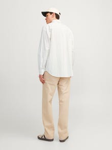 Jack & Jones Negabarīta fit Krekls -Cloud Dancer - 12255210