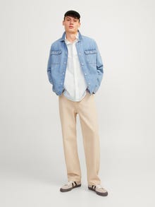 Jack & Jones Oversize Fit Hemd -Cloud Dancer - 12255210