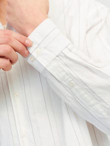 Jack & Jones Negabarīta fit Krekls -Cloud Dancer - 12255210