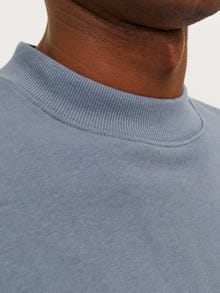 Jack & Jones Plain Crew neck Sweatshirt -Flint Stone - 12255219