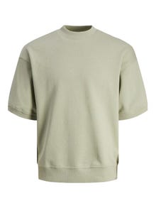 Jack & Jones Enfärgat Crewneck tröja -Desert Sage - 12255219
